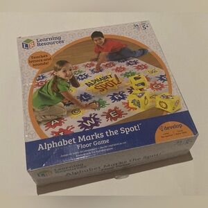 Alphabet Marks the Spot! Floor Game age 5+ like new